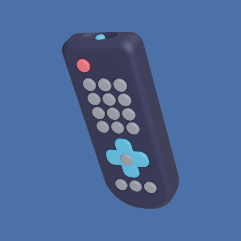 Télécommande symbolisant l'accès à tous les bouquets IPTV en Europe, y compris Netflix, Disney+ et Amazon Prime